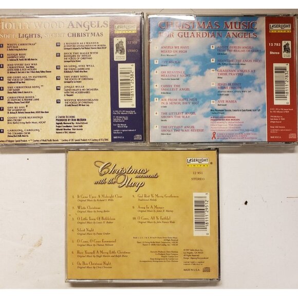 CD "Christmas Music for Guardian Angels" 1997 3 CD Pack 37 songs Multiple Artist - Picture 5 of 5